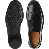 Wildsmith Model 39 mens brogues in black polished