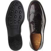 Wildsmith Model 39 mens brogues in burgundy polished
