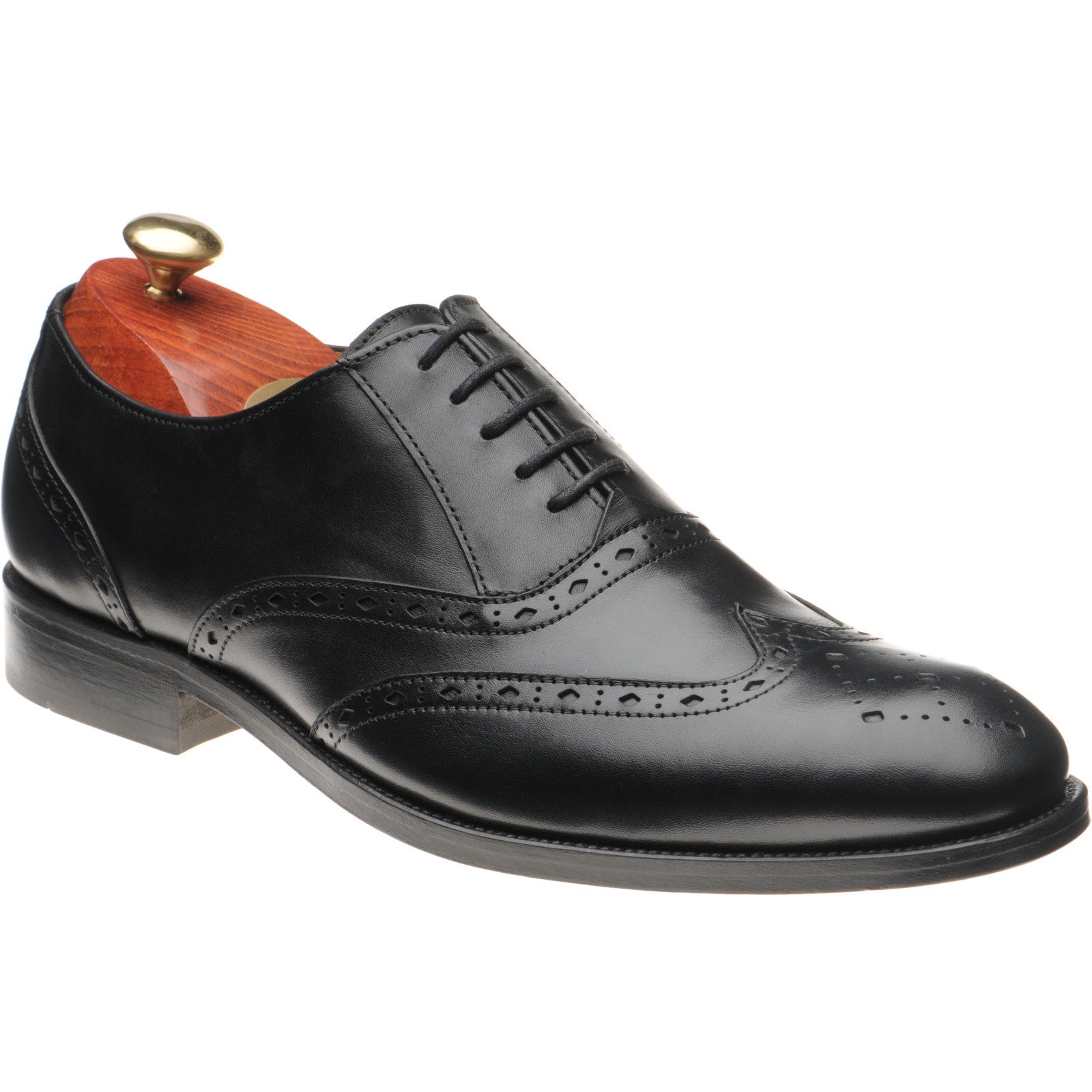 Wildsmith Model 42 mens brogues in black calf