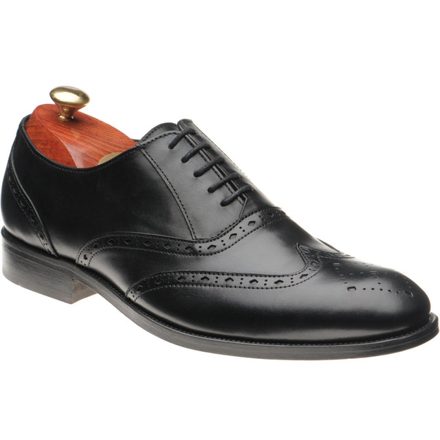 Wildsmith Model 42 mens brogues in black calf (second)