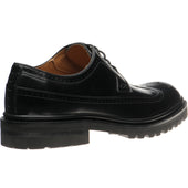 Wildsmith Model 43 mens rubber-soled brogues in black polished