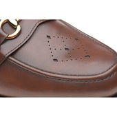 Wildsmith Model 51 mens rubber-soled loafers in cognac calf