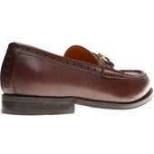 Wildsmith Model 53 mens rubber-soled loafers in conker calf