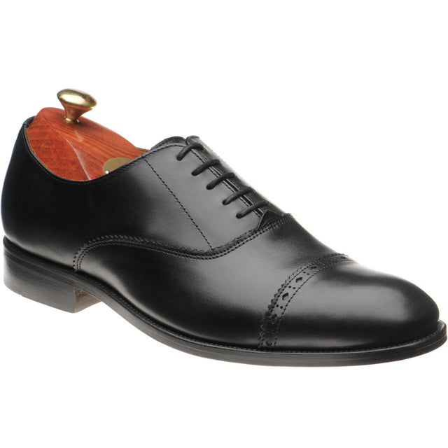 Wildsmith Model 65 mens semi-brogues in black calf