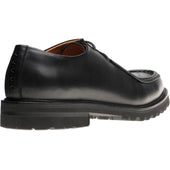 Wildsmith Model 68 mens rubber-soled Derby shoes in black calf