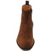 Wildsmith Model 70 mens Chelsea boots in tobacco suede