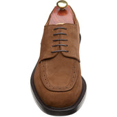 Wildsmith Model 74 mens rubber-soled Derby shoes in tobacco suede