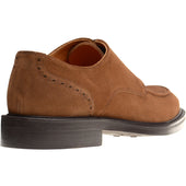 Wildsmith Model 74 mens rubber-soled Derby shoes in tobacco suede