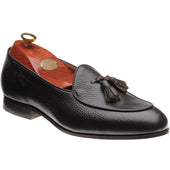 Wildsmith Model 88 mens tasselled loafers in brown grain