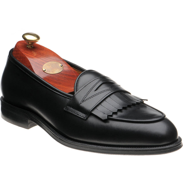 Wildsmith Model 8 mens loafers in black calf