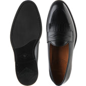 Wildsmith Model 8 mens loafers in black calf