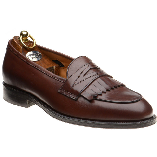 Wildsmith Model 8 mens loafers in conker calf