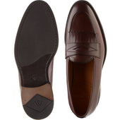 Wildsmith Model 8 mens loafers in conker calf