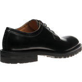 Wildsmith Model 91 mens rubber-soled Derby shoes in black polished