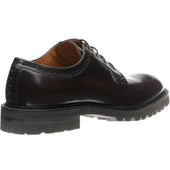 Wildsmith Model 91 mens rubber-soled Derby shoes in burgundy polished