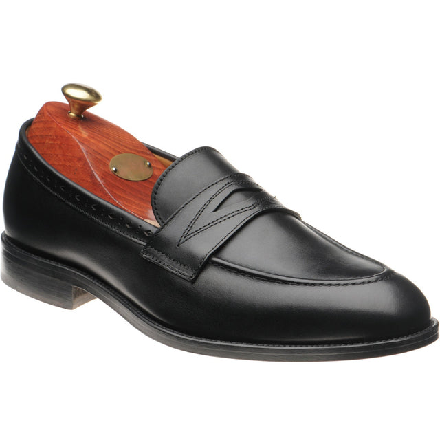 Wildsmith Model 98 mens loafers in black calf