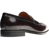 Wildsmith Model 98 mens loafers in burgundy polished