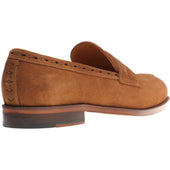 Wildsmith Model 98 mens loafers in tan suede