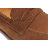 Wildsmith Model 98 mens loafers in tan suede