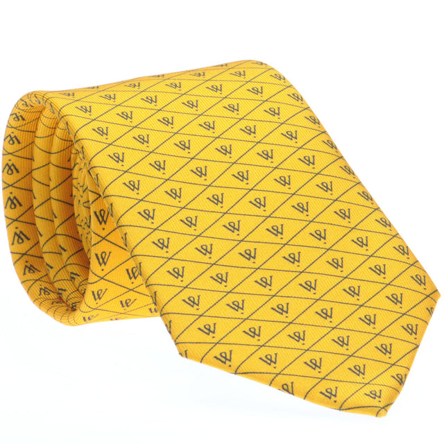 Wildsmith Wildsmith Club Tie in yellow