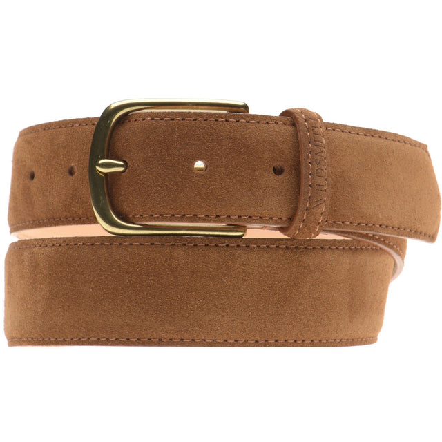 Wildsmith Suede Belt in tan suede