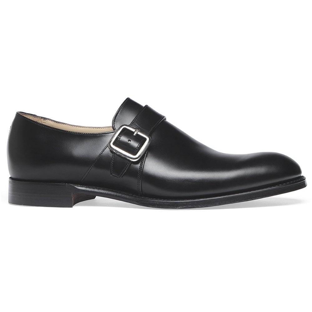 William Ii Single Buckle Monk In Calf Leather