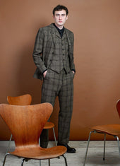 William Lapel Waistcoat Checkered