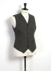 WILLIAM | Lapel Waistcoat | Khaki Pin