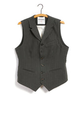 WILLIAM | Lapel Waistcoat | Khaki Pin