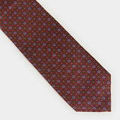 Blossom Motif Silk Tie