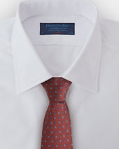 Miniature Floral Motif Silk Tie