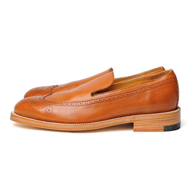 Wingtip Slip On - MC Whiskey — YUKETEN