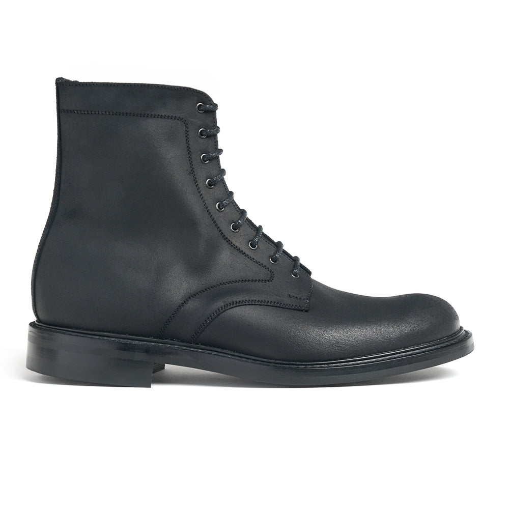 Winterfold R Derby Boot In Waxy Leather