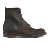 Winterfold R Derby Boot in Brown Waxy Leather
