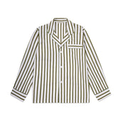 WM Brown Cocktail Stripe Tailored Pyjamas