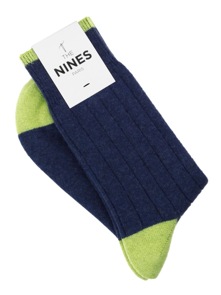 Wool And Cashmere Socks And Yellow