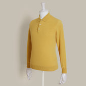 Wool And Cashmere Polo Shirt In
