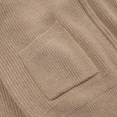Wool Deck Zip Up Cardigan