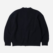 Wool Deck Zip Up Cardigan