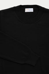 Wool Crewneck Sweater Black
