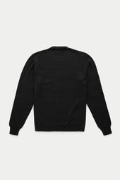 Wool Crewneck Sweater Black