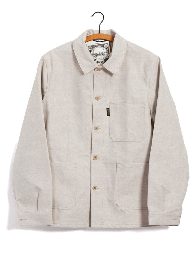 WORK JACKET | Linen/Cotton Blend | Flax Nature