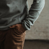 The Pack Pullover In Grid Fleece