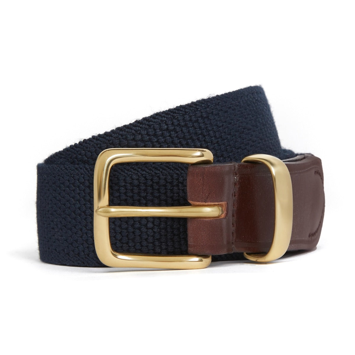 Bridle Leather Webbing Belt In