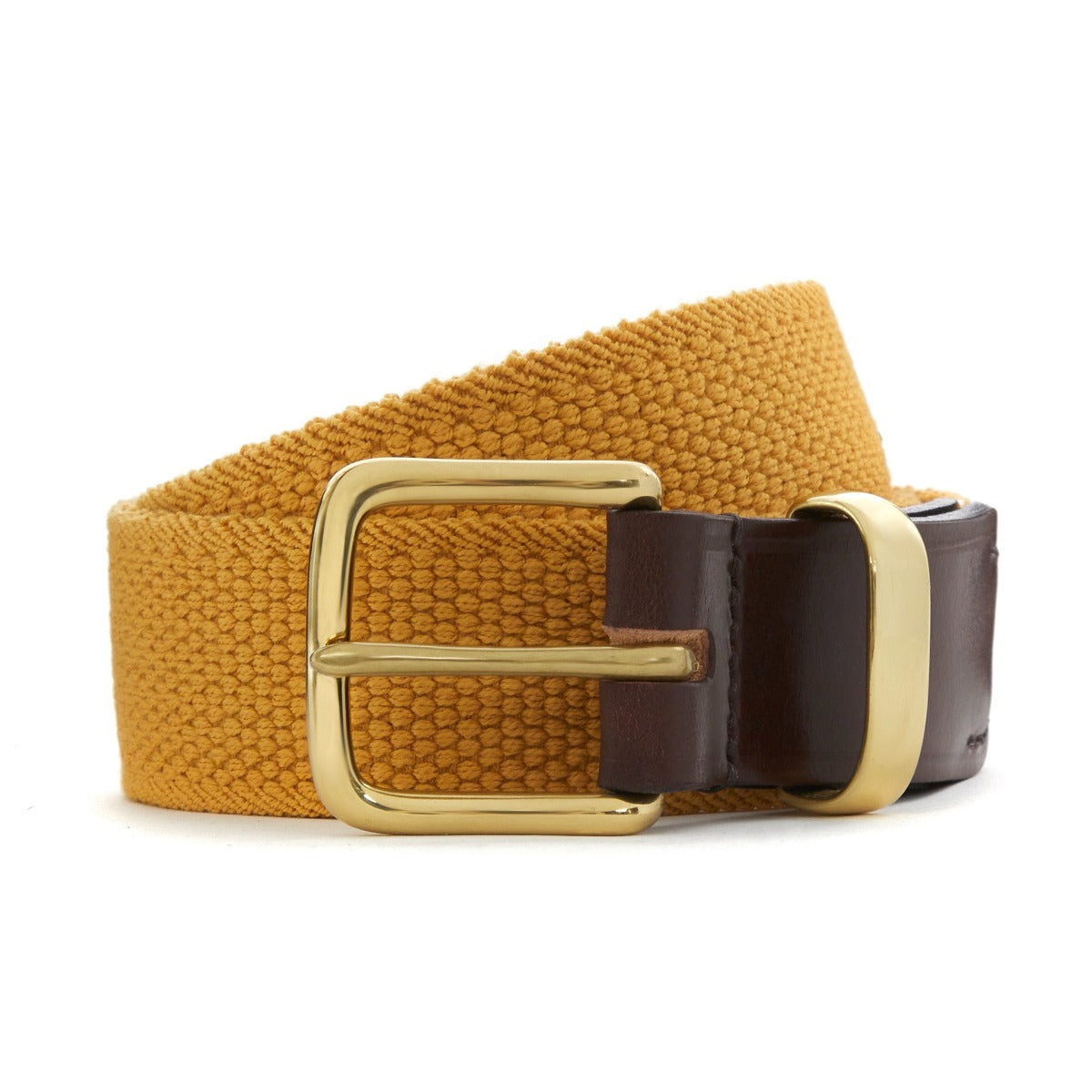 Bridle Leather Webbing Belt In