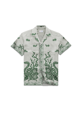 Silk Bowling Shirt Year of the Snake Print