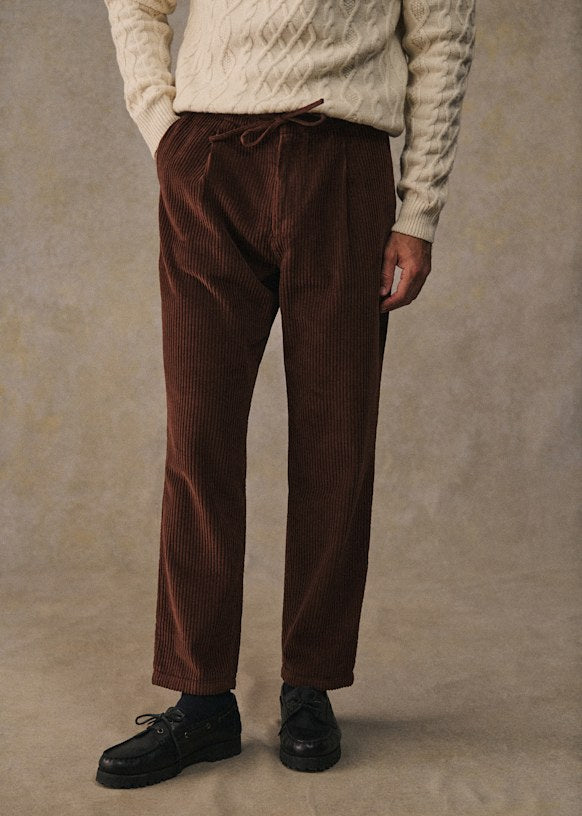 Agnel Cord Trousers - Brown