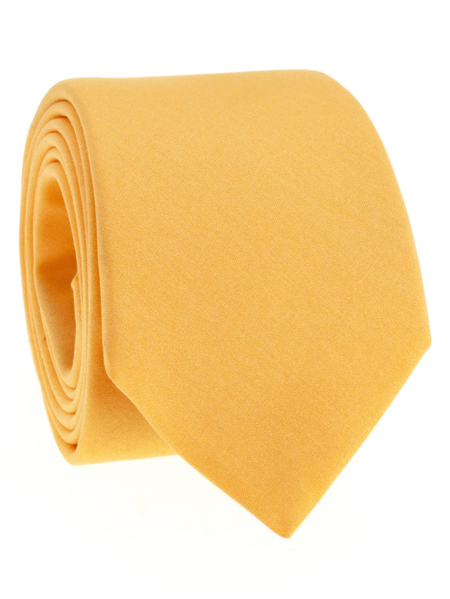 Yellow Amalfi silk tie