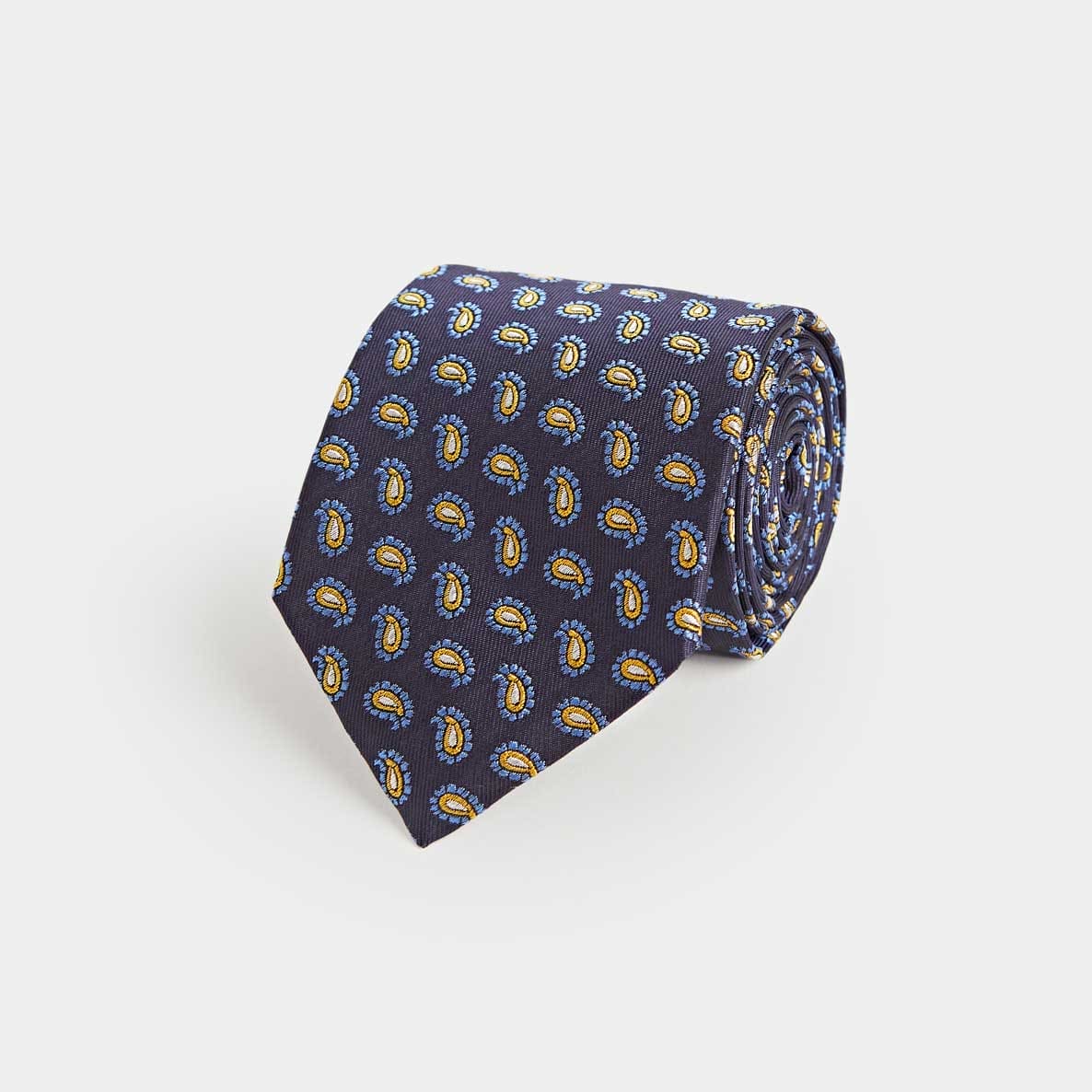 Floating Paisley Silk Tie