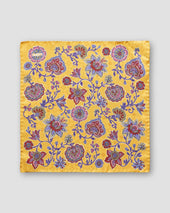 Floral Silk Pocket Square